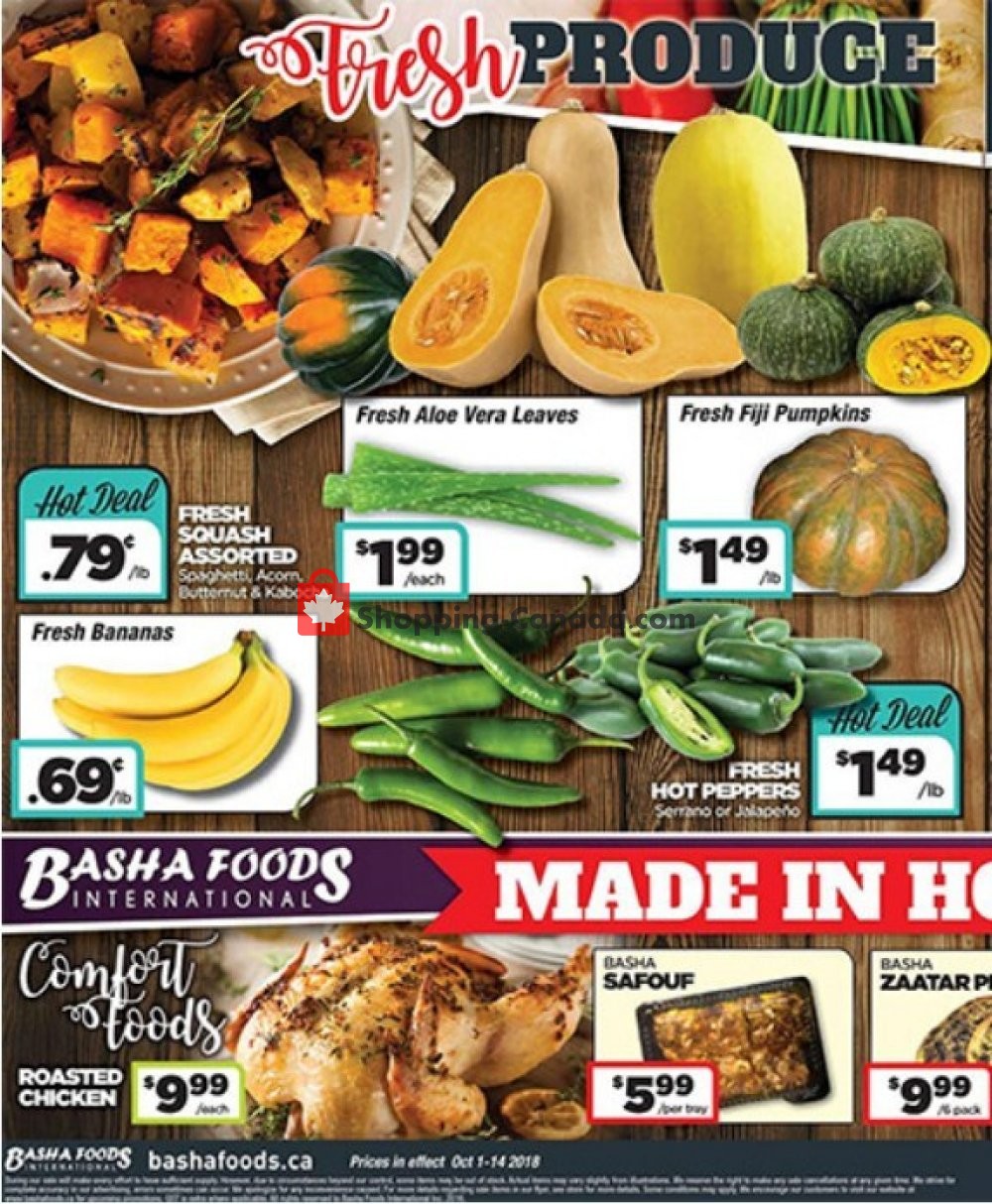 Basha Foods International flyer from Monday October 1, 2018 to Sunday October 14, 2018 - page 3
