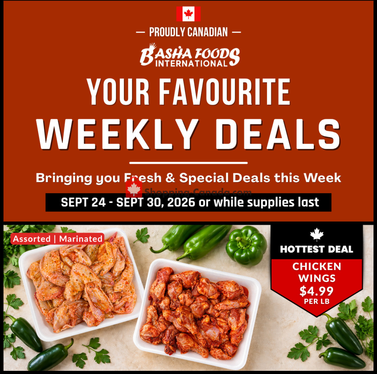 Basha Foods International flyer from Thursday September 24, 2026 to Wednesday September 30, 2026 - page 1