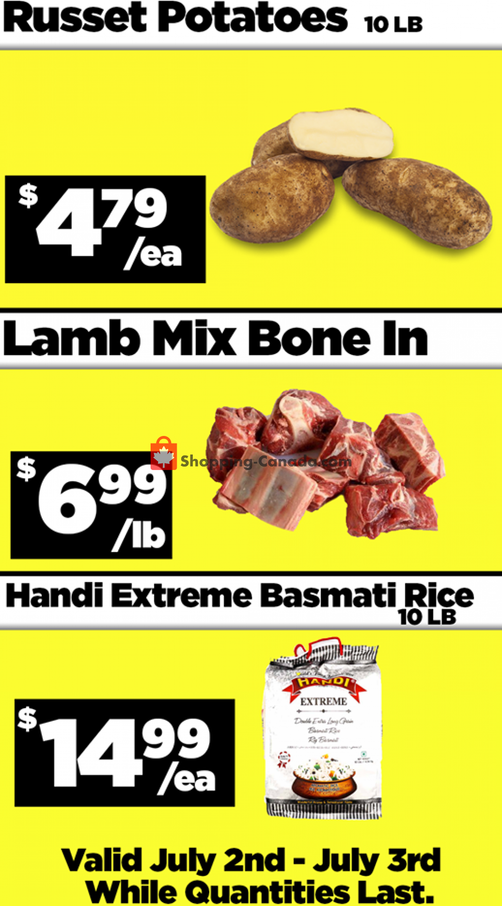 Basha Foods International flyer from Thursday July 2, 2020 to Friday July 3, 2020 - page 1
