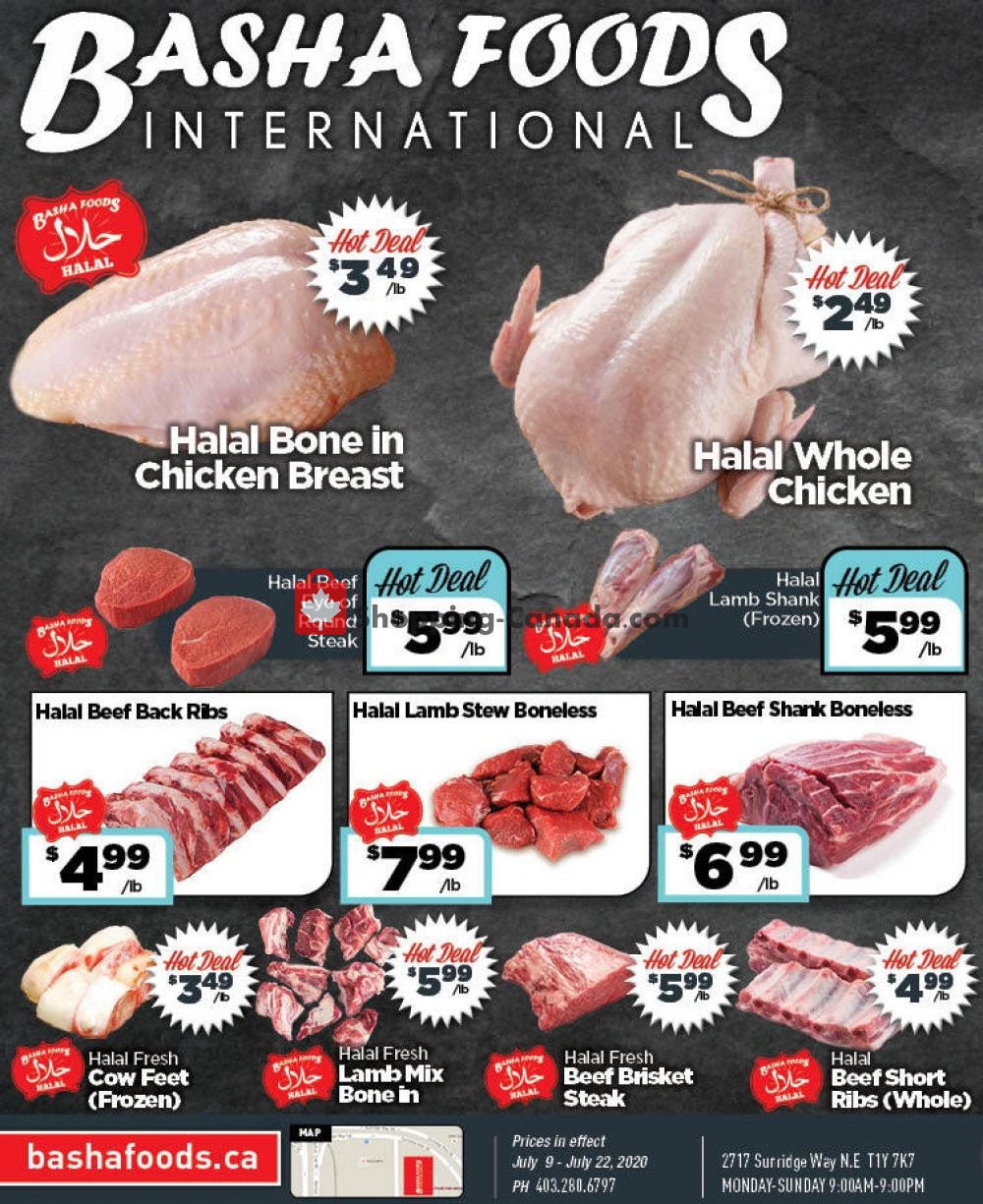 Basha Foods International flyer from Thursday July 9, 2020 to Wednesday July 22, 2020 - page 1