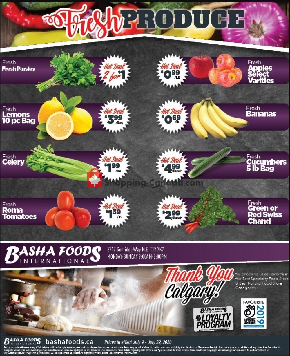Basha Foods International flyer from Thursday July 9, 2020 to Wednesday July 22, 2020 - page 2