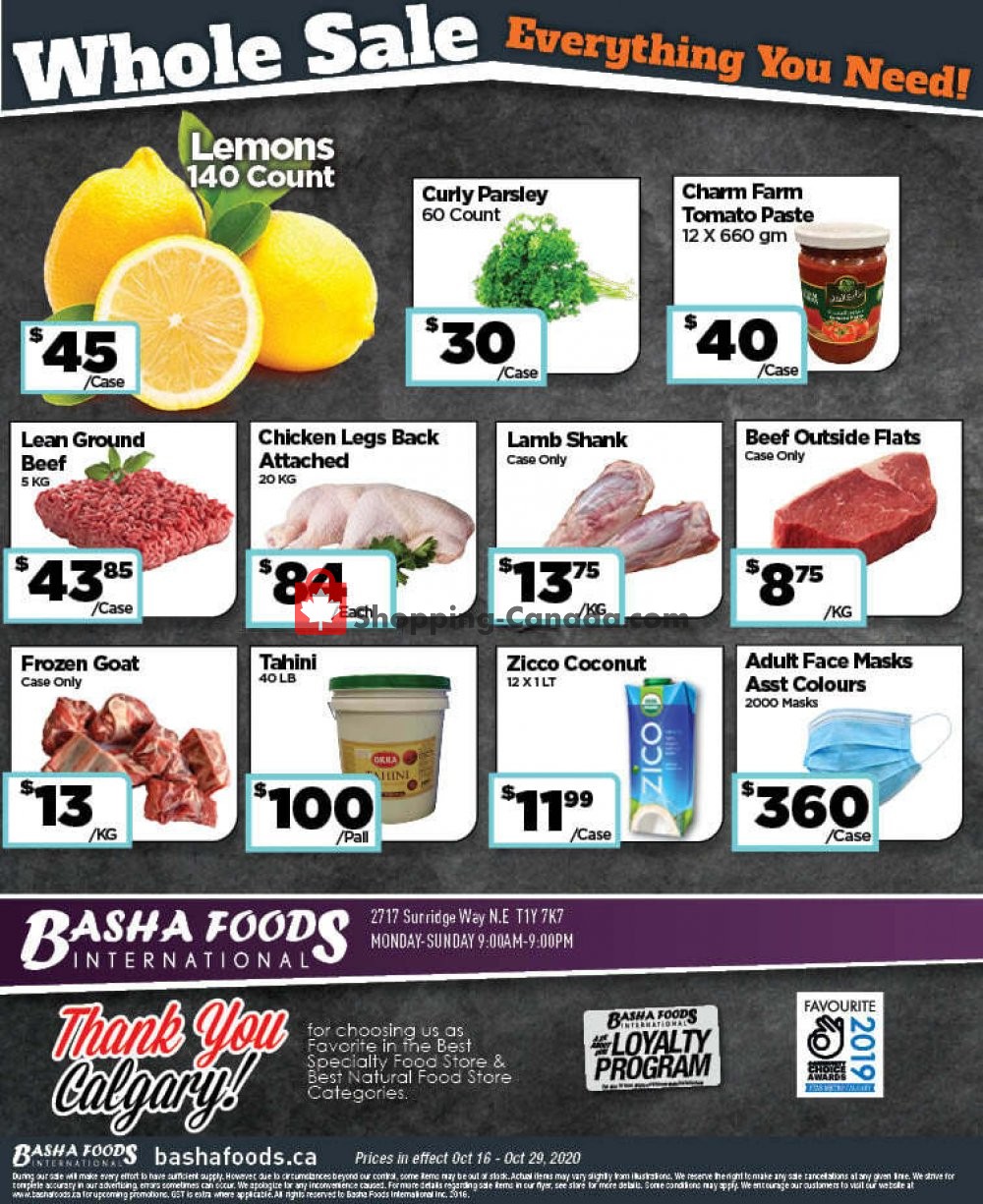 Basha Foods International flyer from Friday October 16, 2020 to Thursday October 29, 2020 - page 4