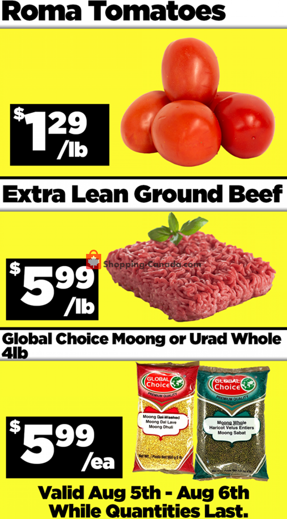 Basha Foods International flyer from Wednesday August 5, 2020 to Thursday August 6, 2020 - page 1