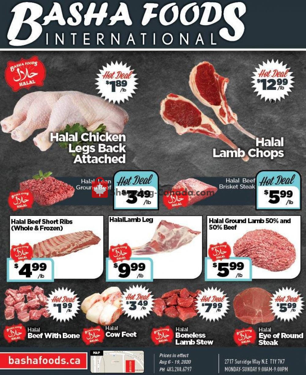 Basha Foods International flyer from Thursday August 6, 2020 to Wednesday August 19, 2020 - page 1