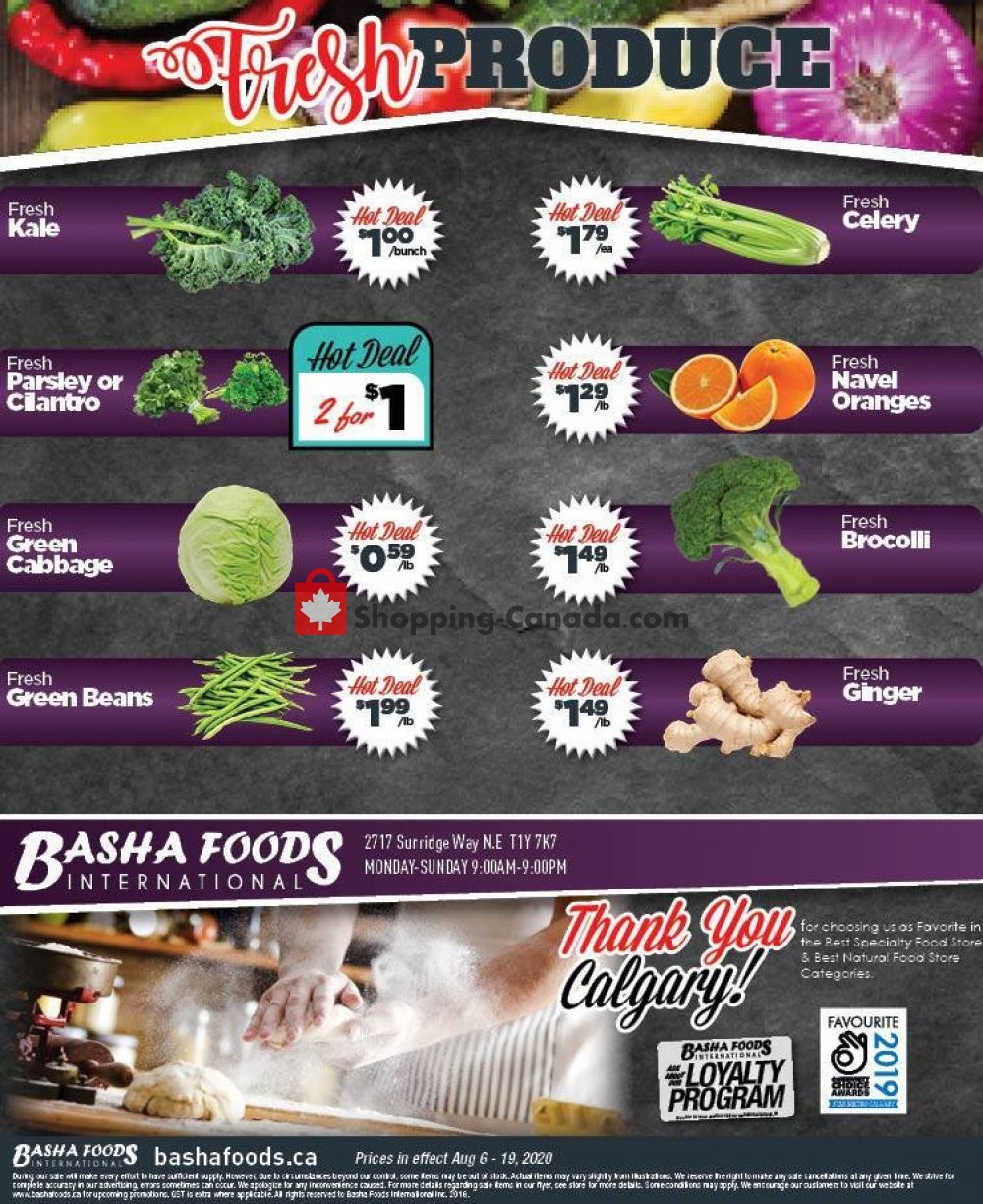 Basha Foods International flyer from Thursday August 6, 2020 to Wednesday August 19, 2020 - page 2