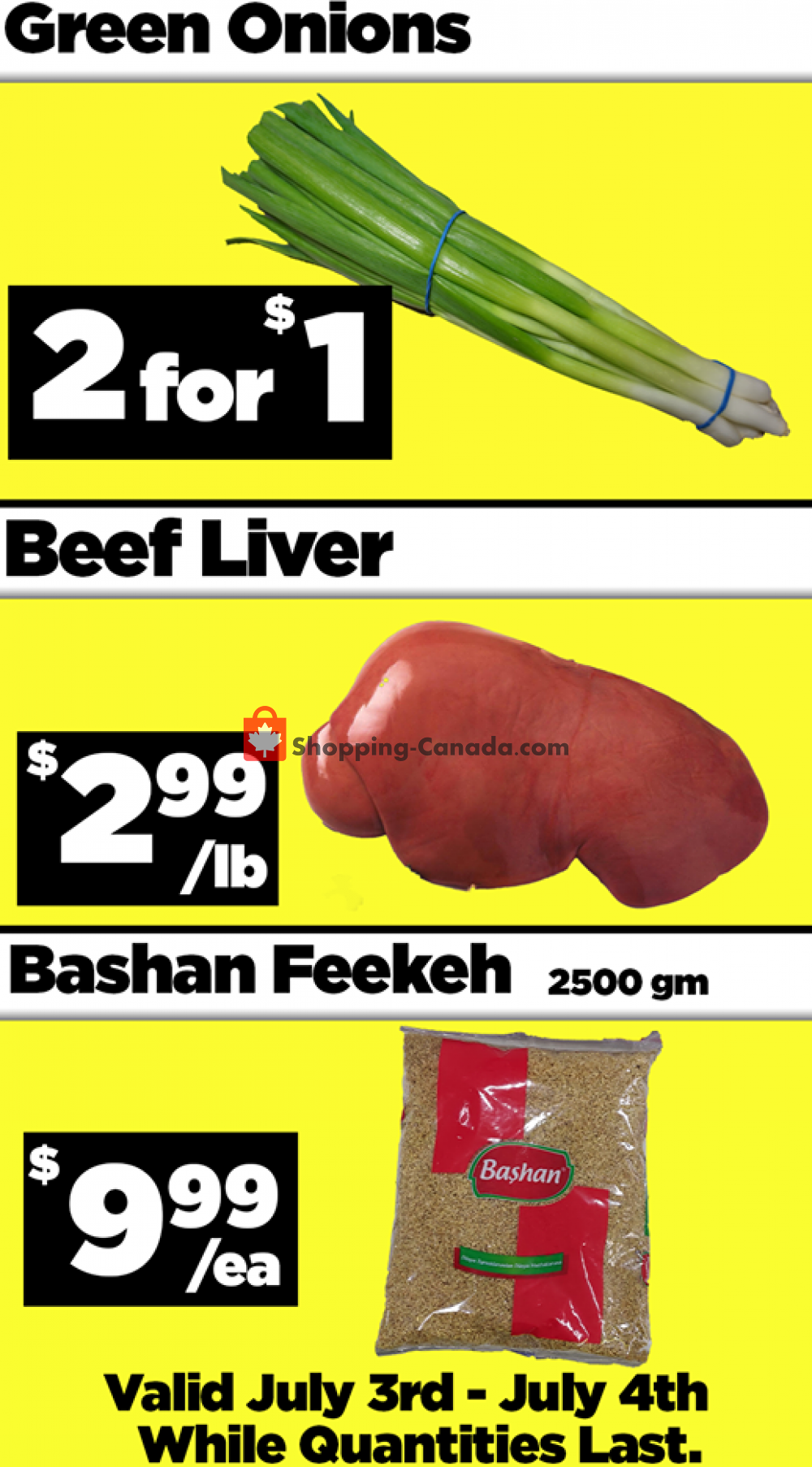Basha Foods International flyer from Friday July 3, 2020 to Saturday July 4, 2020 - page 1