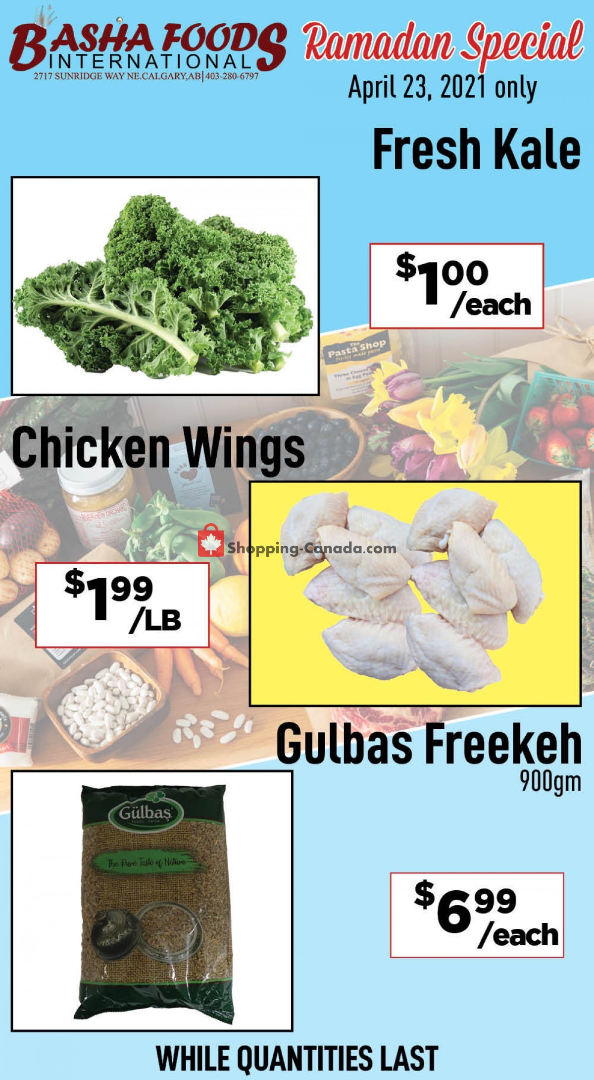 Basha Foods International flyer from Friday April 23, 2021 to Friday April 23, 2021 - page 1