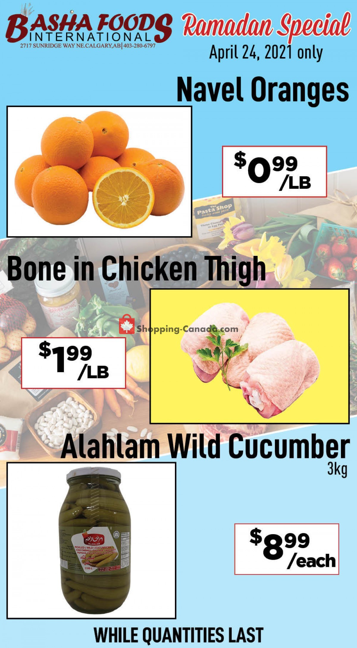 Basha Foods International flyer from Saturday April 24, 2021 to Saturday April 24, 2021 - page 1