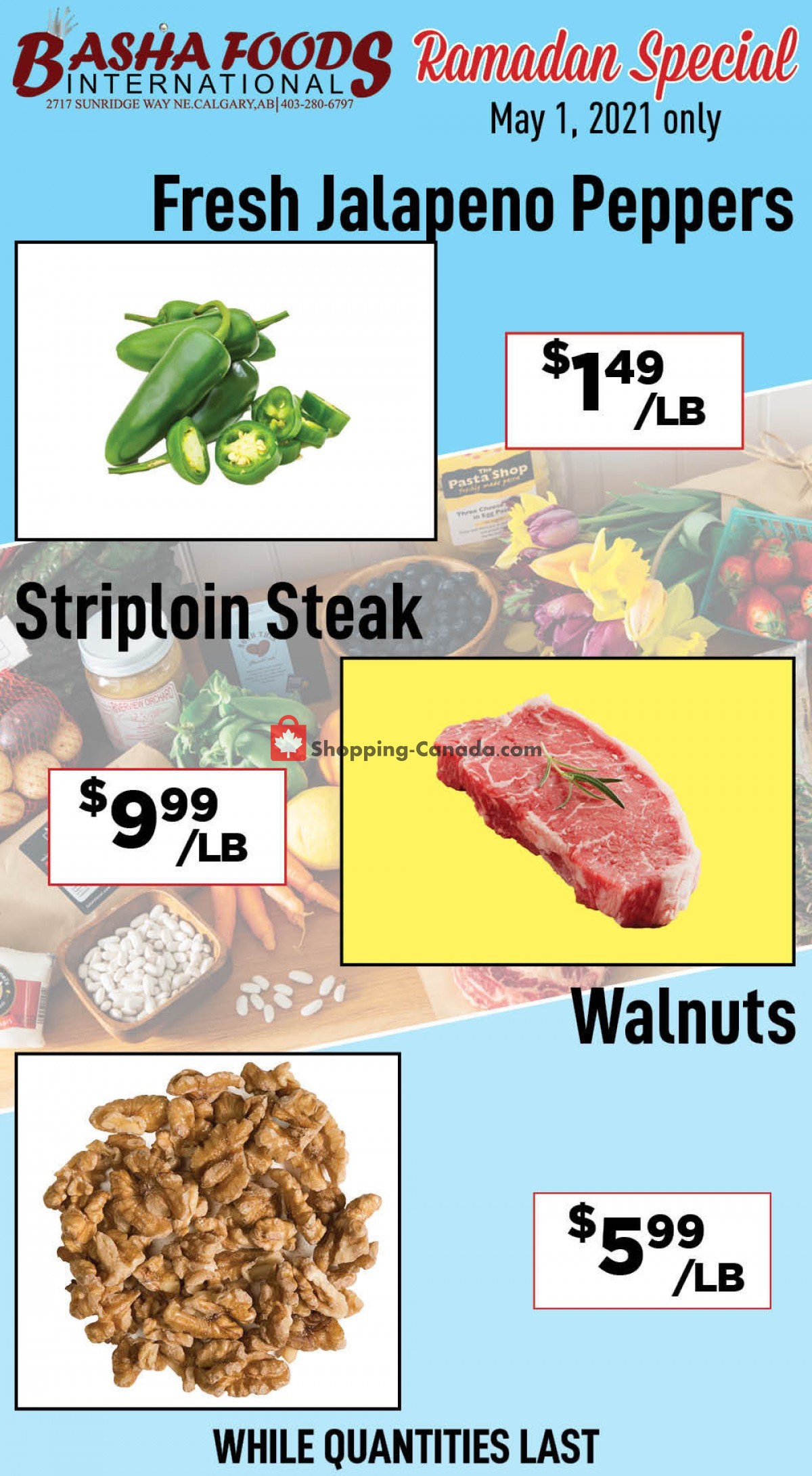 Basha Foods International flyer from Saturday May 1, 2021 to Saturday May 1, 2021 - page 1
