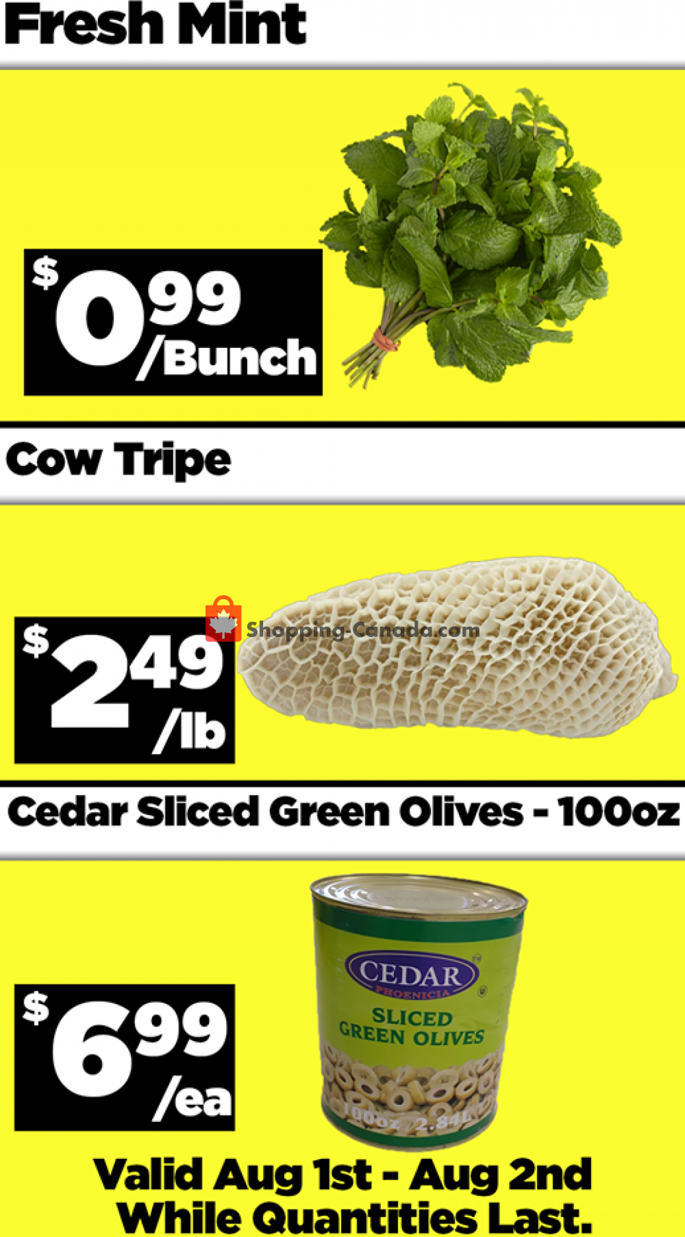 Basha Foods International flyer from Saturday August 1, 2020 to Sunday August 2, 2020 - page 1