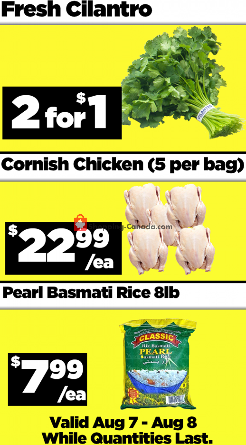 Basha Foods International flyer from Friday August 7, 2020 to Saturday August 8, 2020 - page 1