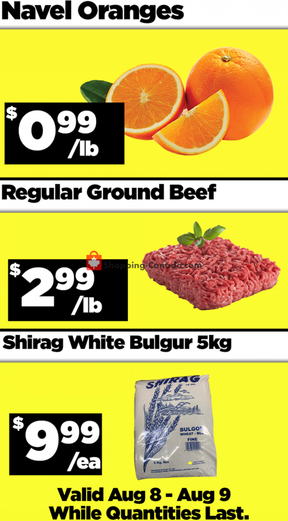 Basha Foods International flyer from Saturday August 8, 2020 to Sunday August 9, 2020 - page 1