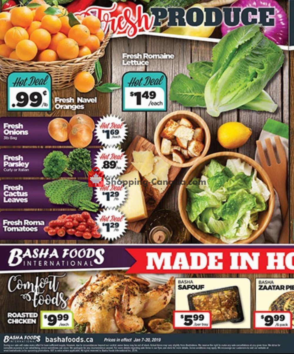 Basha Foods International flyer from Monday January 7, 2019 to Sunday January 20, 2019 - page 3