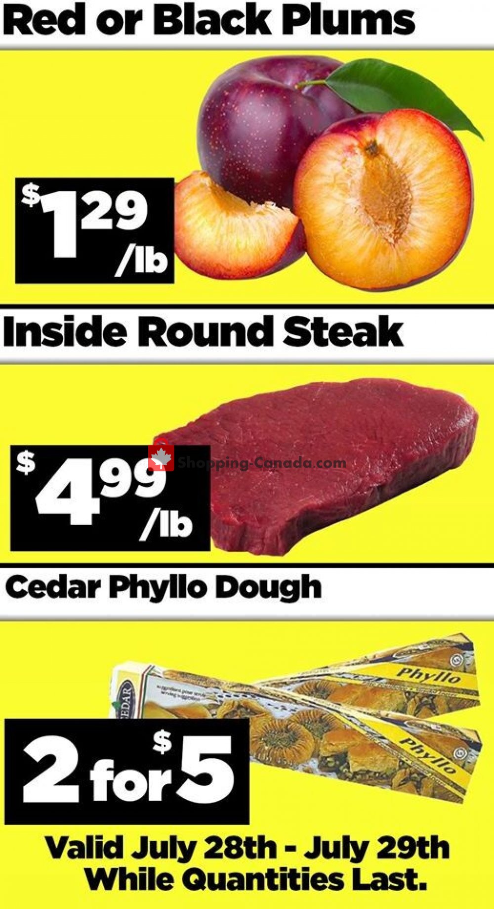 Basha Foods International flyer from Tuesday July 28, 2020 to Wednesday July 29, 2020 - page 1