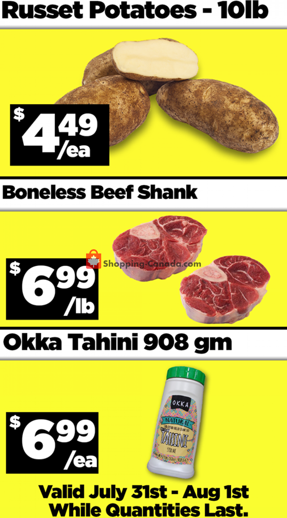 Basha Foods International flyer from Friday July 31, 2020 to Saturday August 1, 2020 - page 1