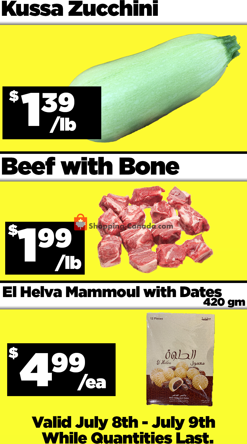 Basha Foods International flyer from Wednesday July 8, 2020 to Thursday July 9, 2020 - page 1