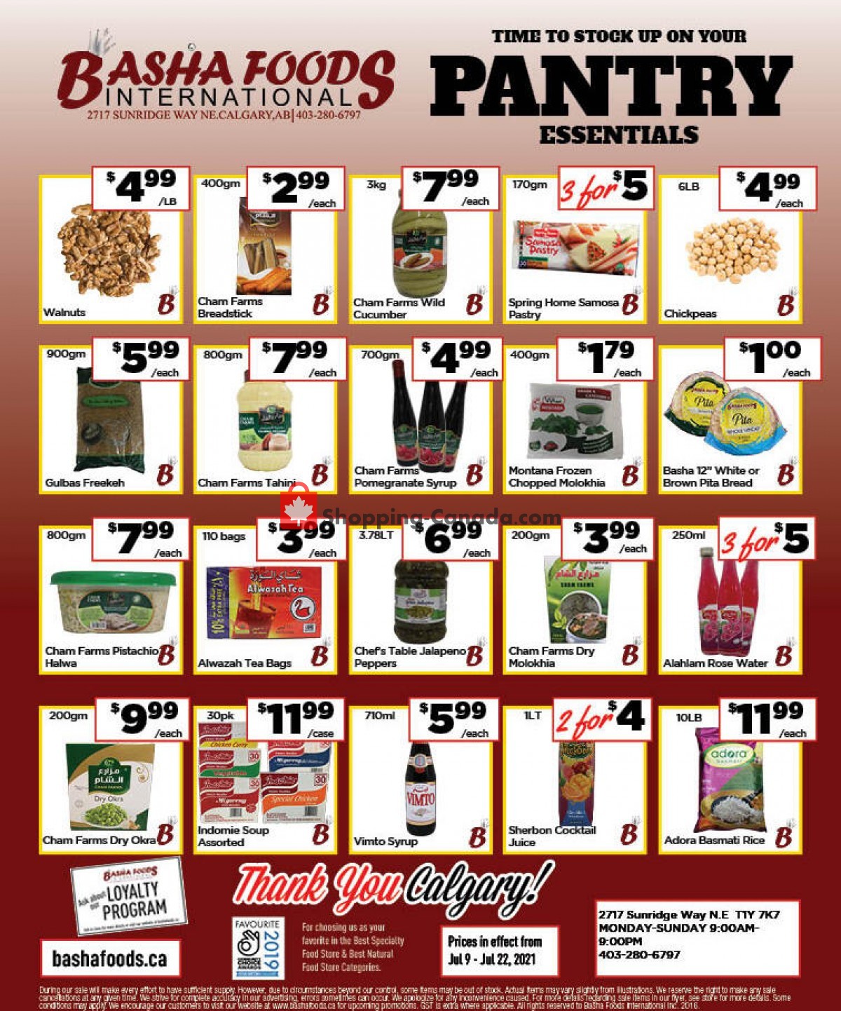 Basha Foods International flyer from Friday July 9, 2021 to Thursday July 22, 2021 - page 3