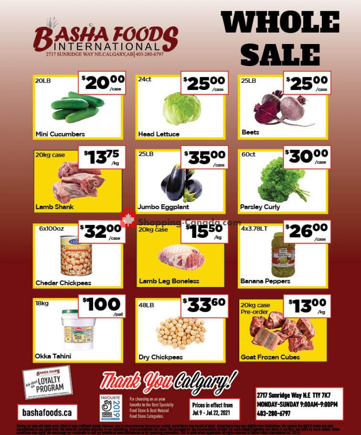 Basha Foods International flyer from Friday July 9, 2021 to Thursday July 22, 2021 - page 4