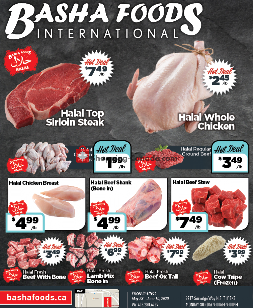 Basha Foods International flyer from Thursday May 28, 2020 to Wednesday June 10, 2020 - page 1