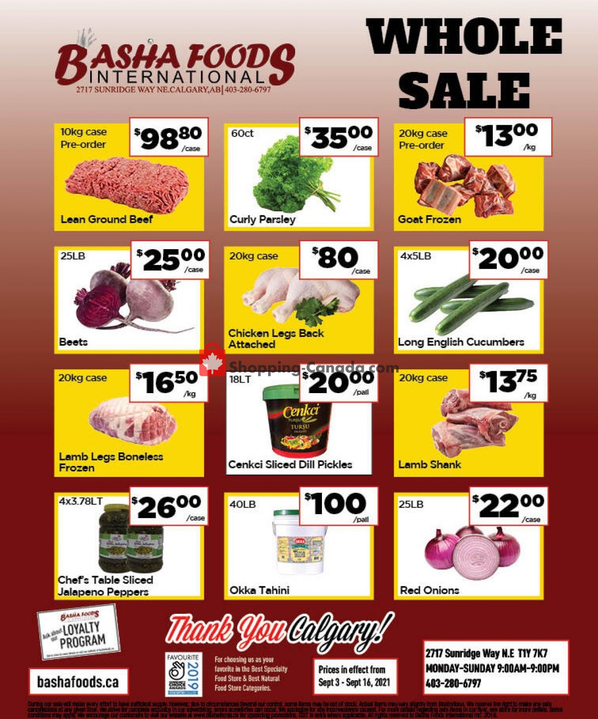 Basha Foods International flyer from Friday September 3, 2021 to Tuesday September 14, 2021 - page 4