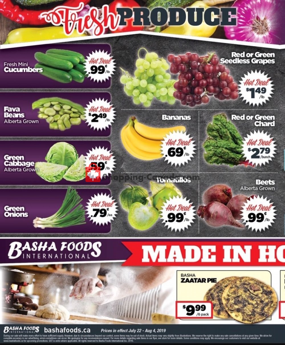 Basha Foods International flyer from Monday July 22, 2019 to Sunday August 4, 2019 - page 3