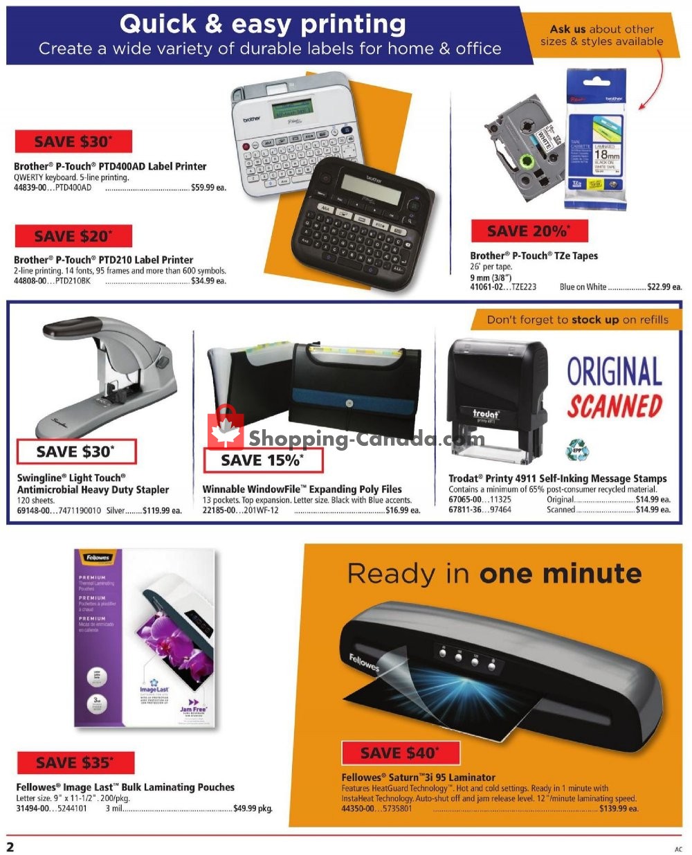 Basics Office Products flyer from Saturday February 16, 2019 to Thursday February 28, 2019 - page 2