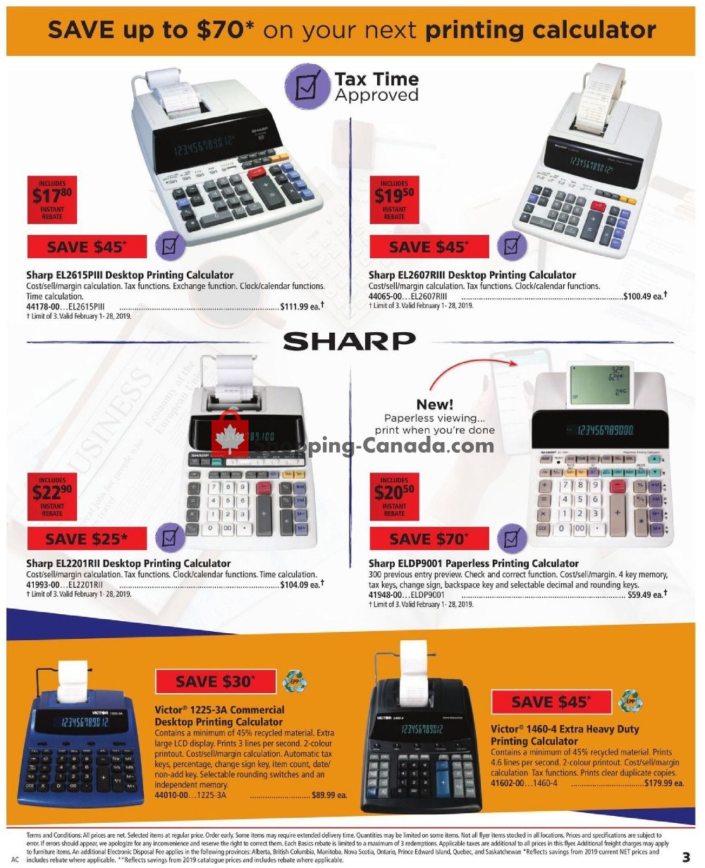 Basics Office Products flyer from Saturday February 16, 2019 to Thursday February 28, 2019 - page 3