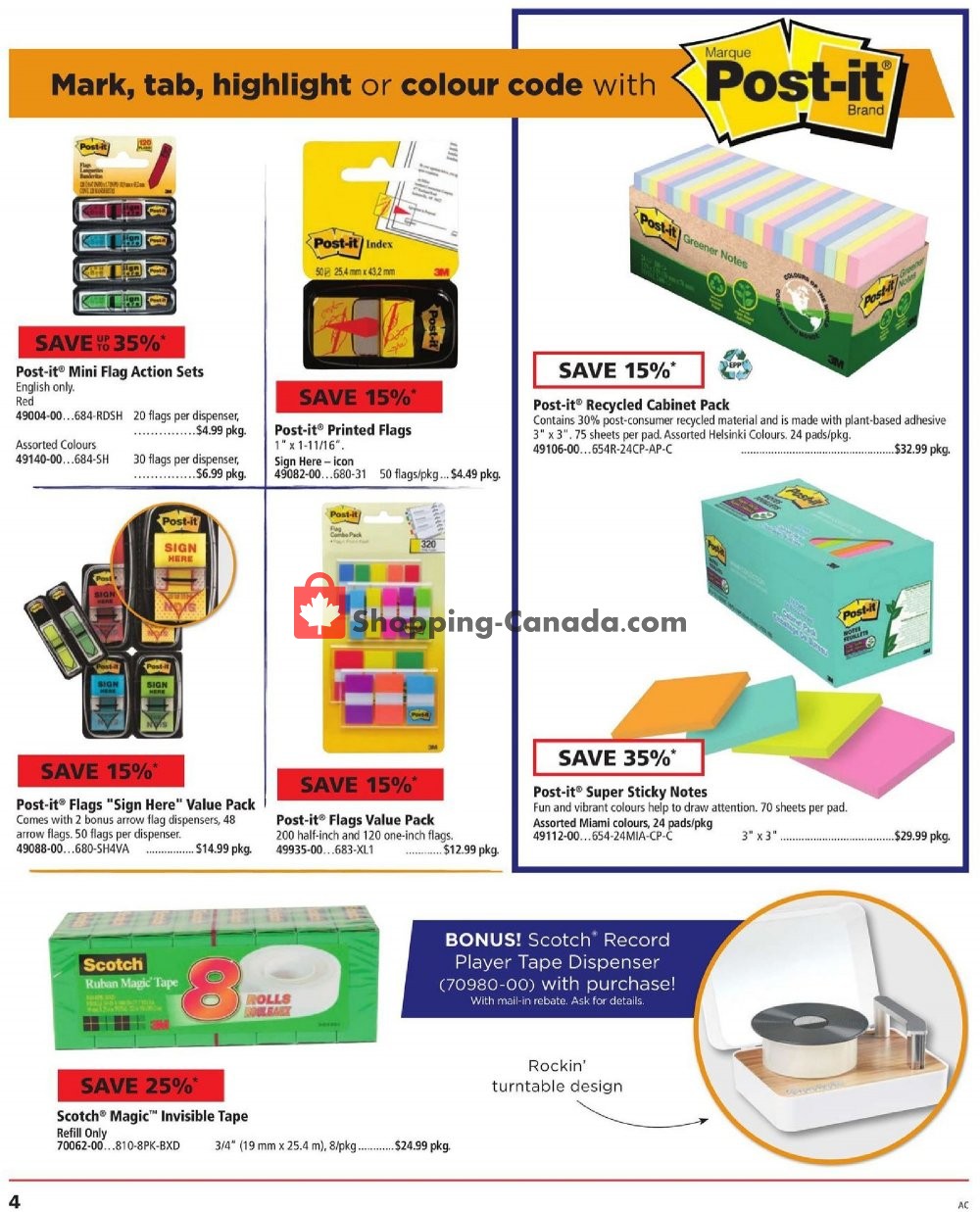 Basics Office Products flyer from Saturday February 16, 2019 to Thursday February 28, 2019 - page 4