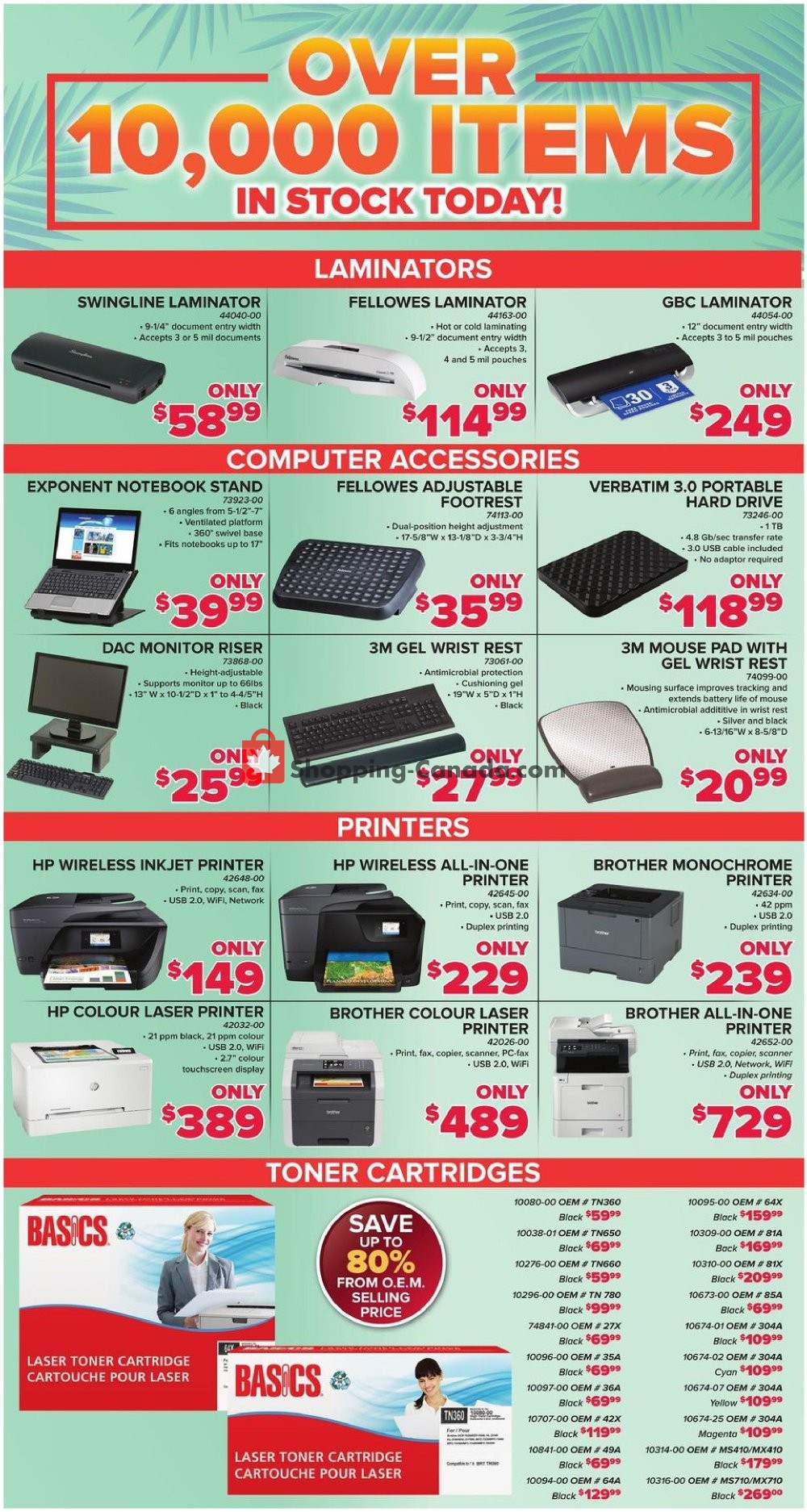 Basics Office Products flyer from Wednesday August 7, 2019 to Saturday August 31, 2019 - page 2