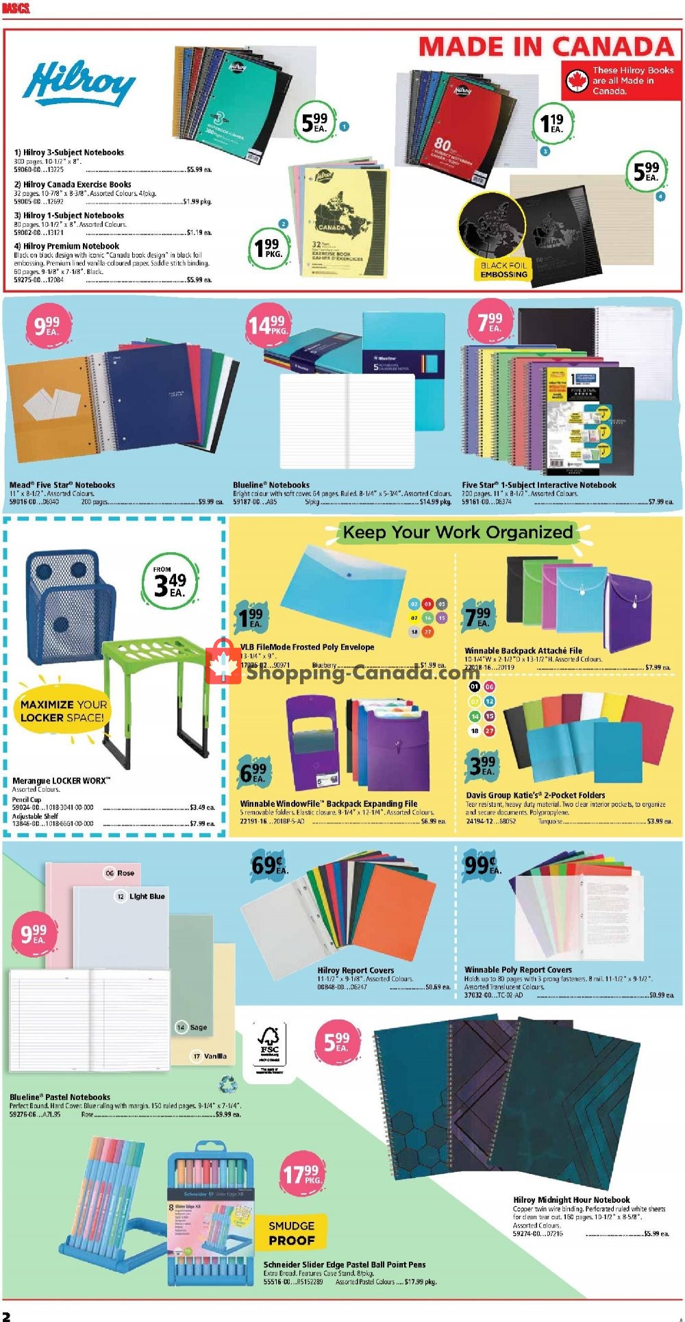 Basics Office Products flyer from Saturday August 1, 2020 to Saturday September 12, 2020 - page 2