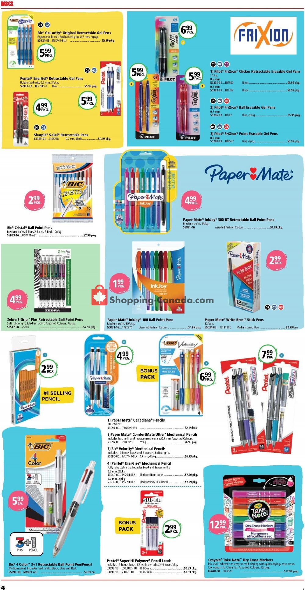 Basics Office Products flyer from Saturday August 1, 2020 to Saturday September 12, 2020 - page 4