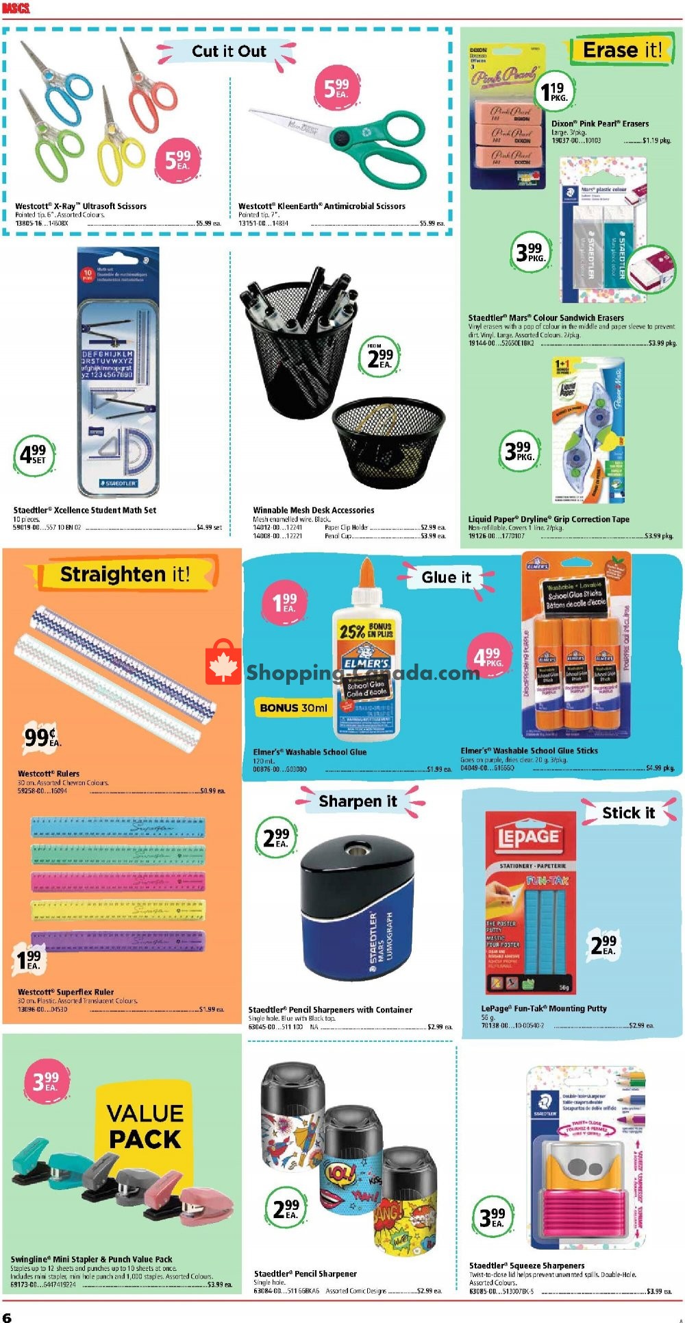 Basics Office Products flyer from Saturday August 1, 2020 to Saturday September 12, 2020 - page 6