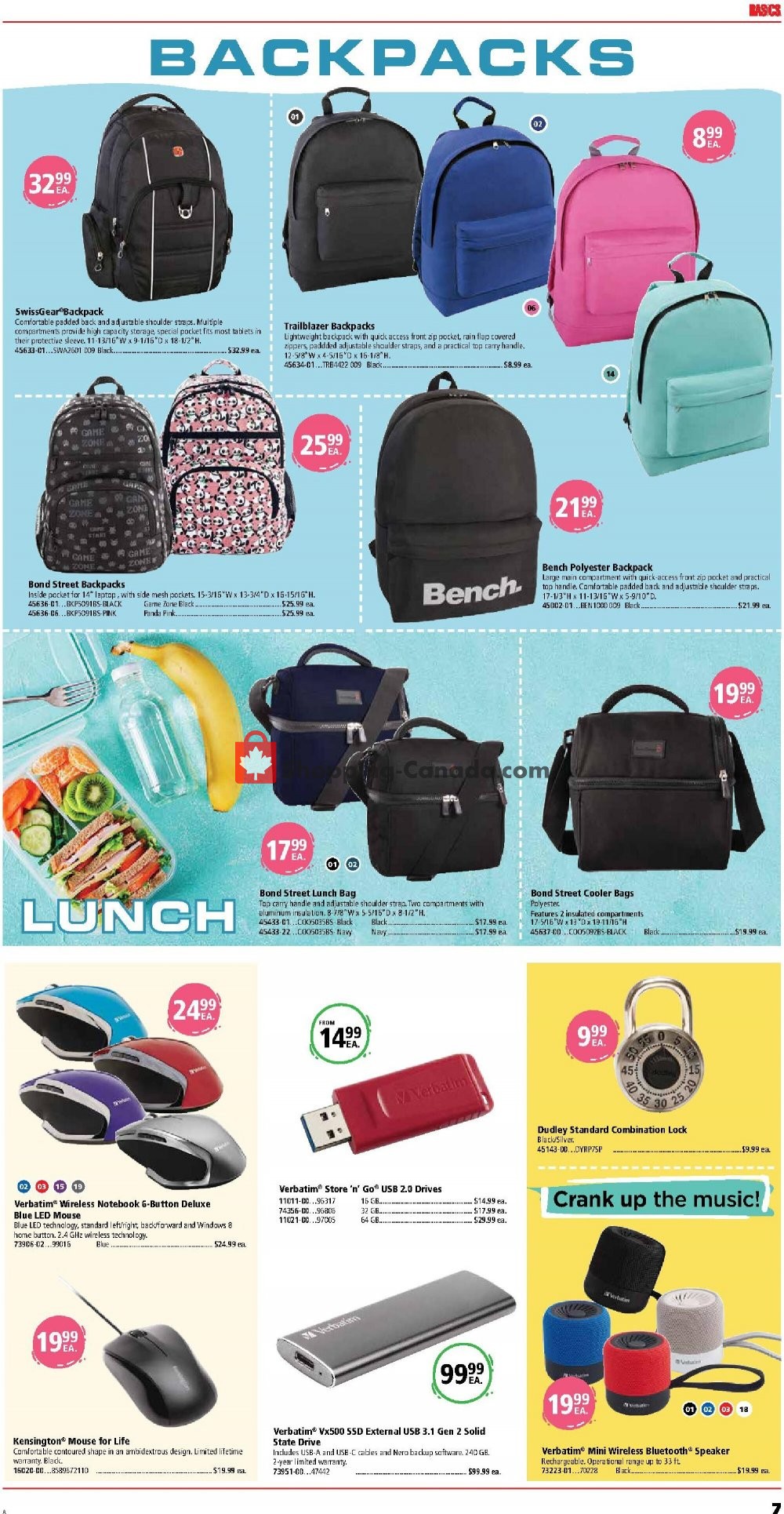 Basics Office Products flyer from Saturday August 1, 2020 to Saturday September 12, 2020 - page 7