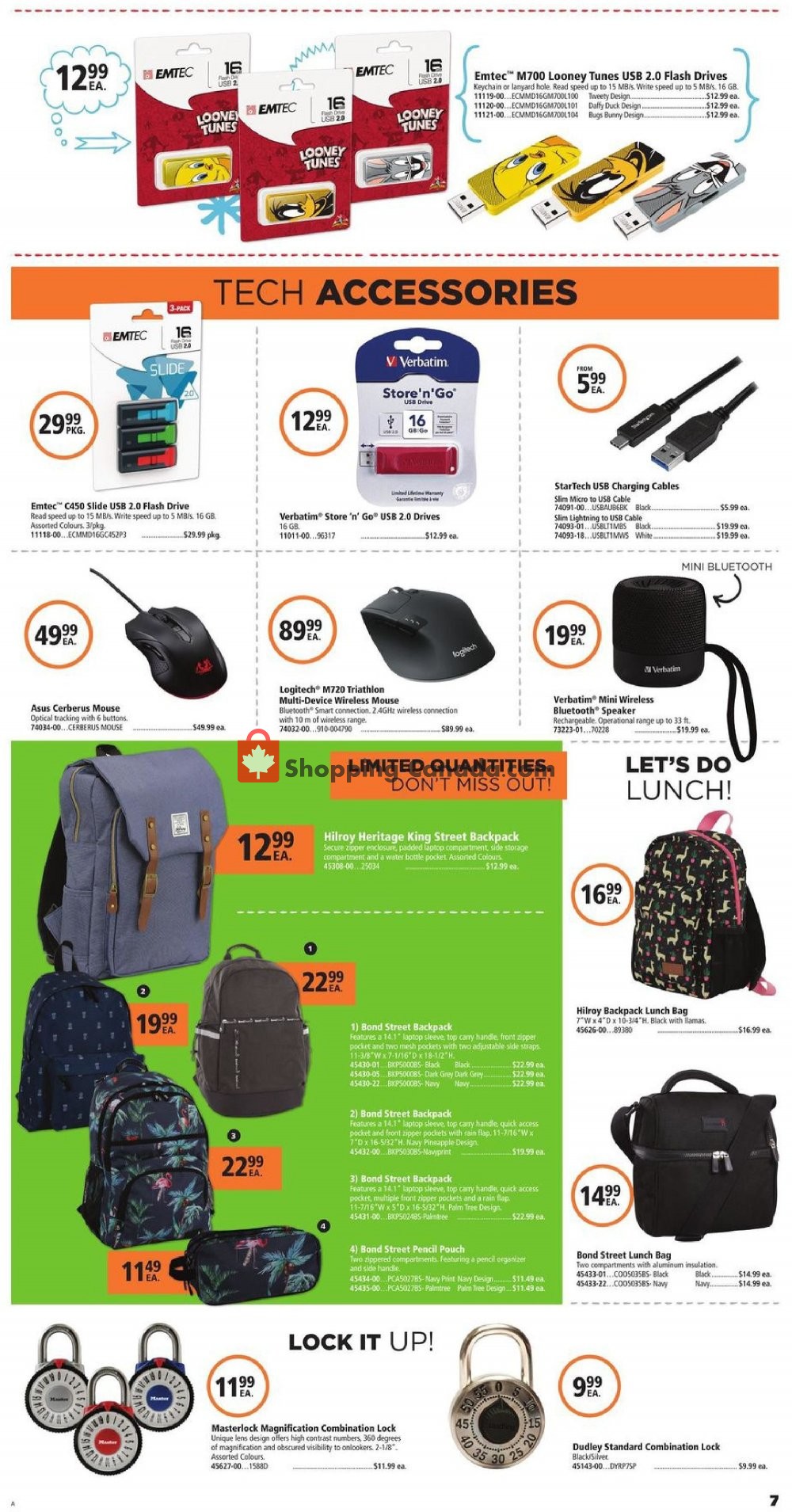 Basics Office Products flyer from Thursday August 1, 2019 to Saturday September 7, 2019 - page 7