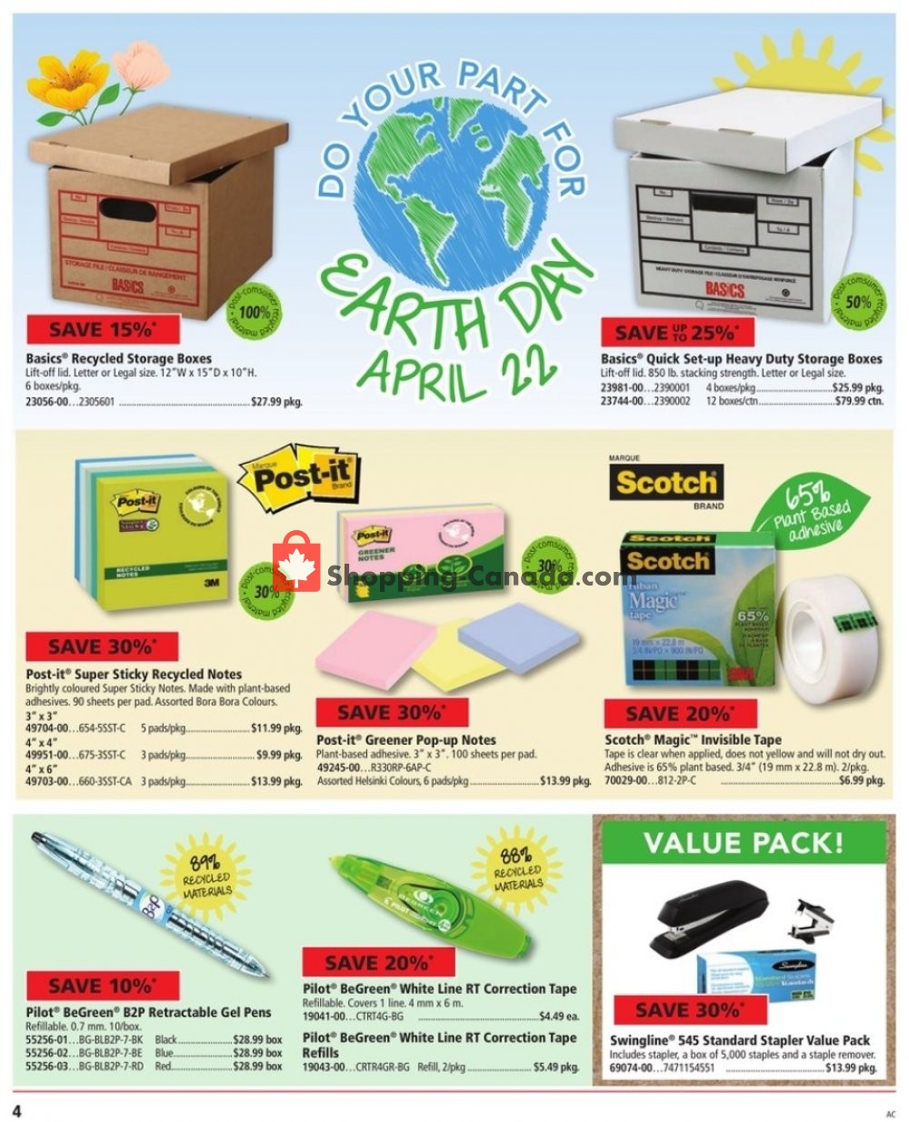 Basics Office Products flyer from Tuesday April 16, 2019 to Tuesday April 30, 2019 - page 4