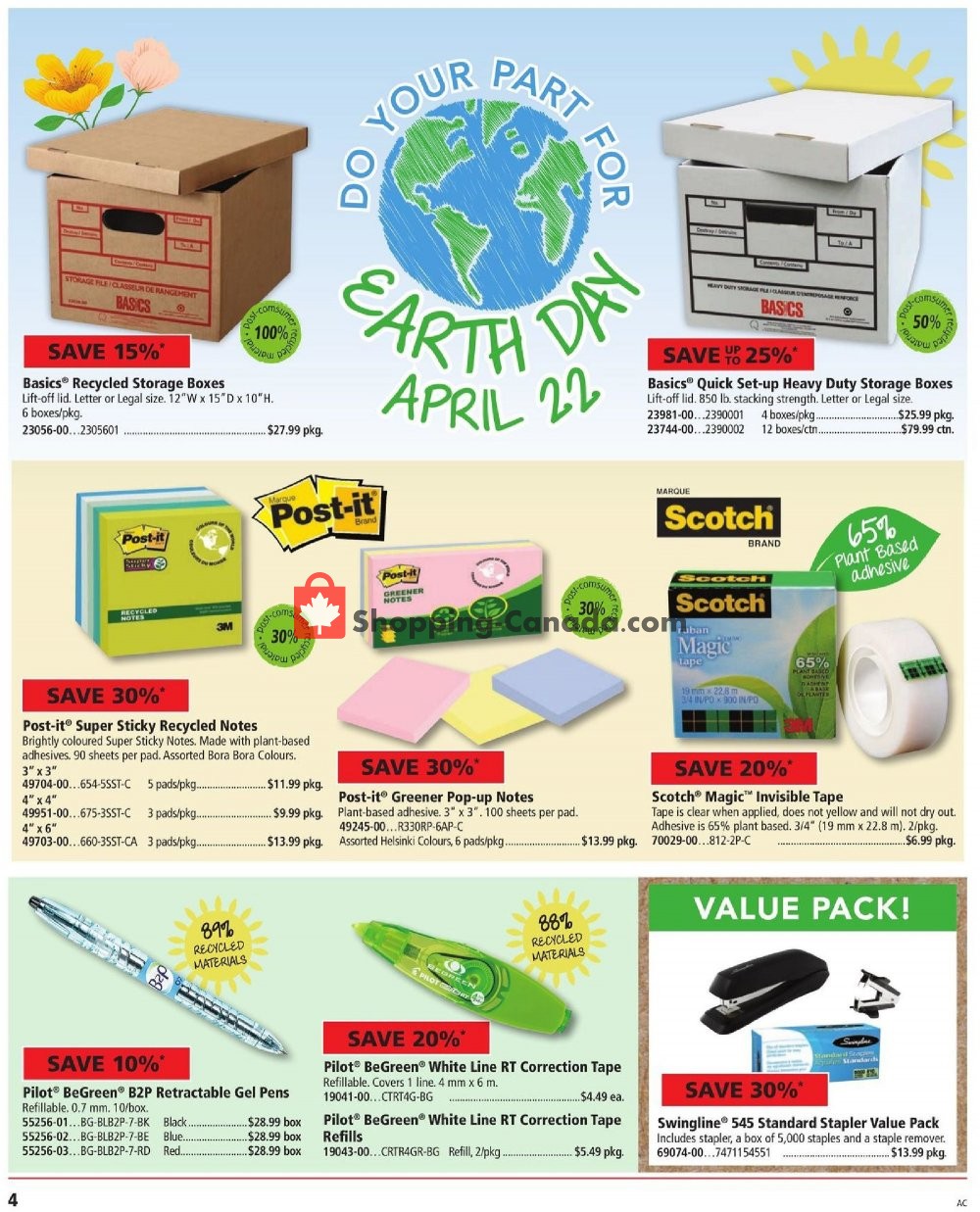 Basics Office Products flyer from Tuesday April 16, 2019 to Tuesday April 30, 2019 - page 4