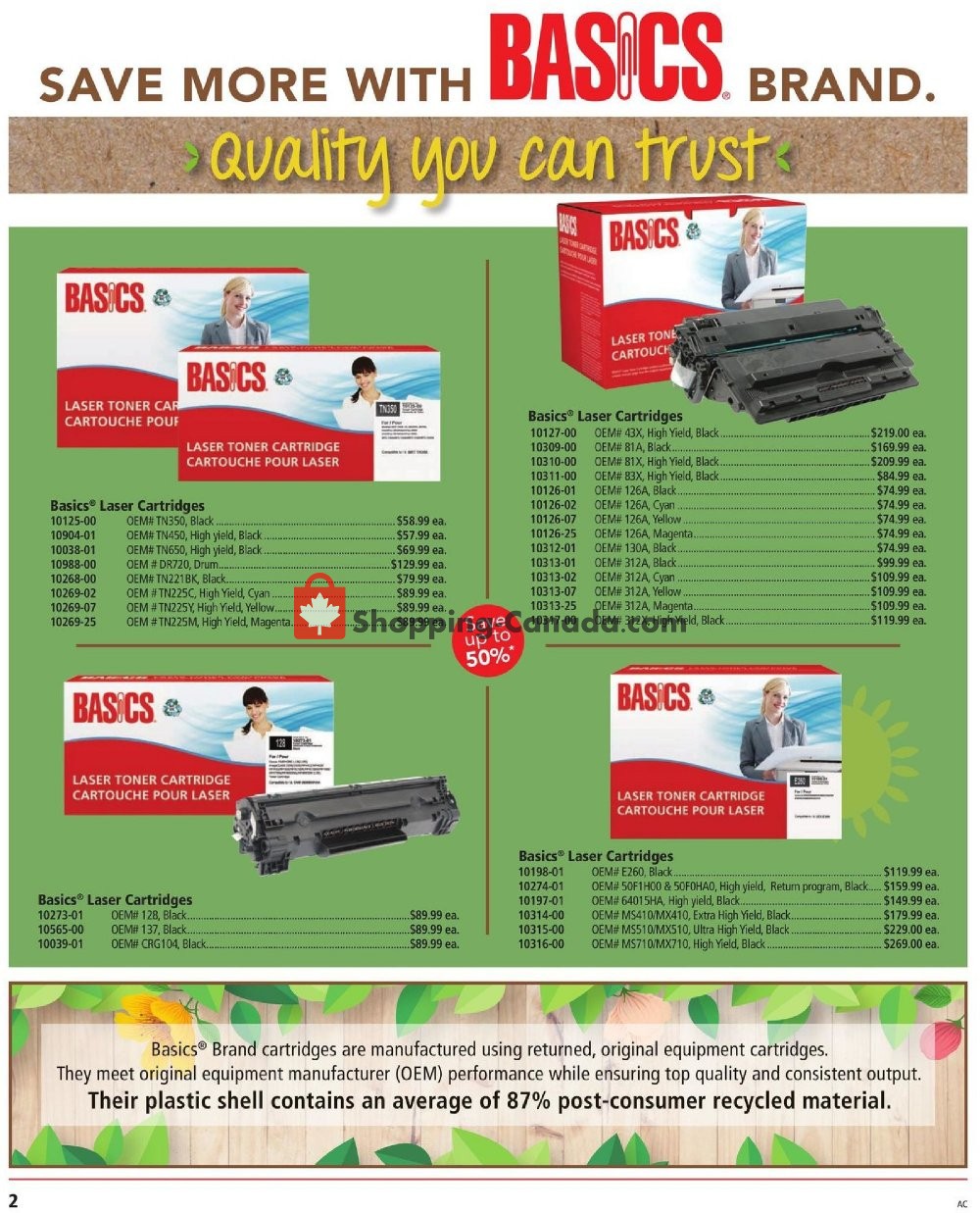 Basics Office Products flyer from Tuesday April 16, 2019 to Tuesday April 30, 2019 - page 2