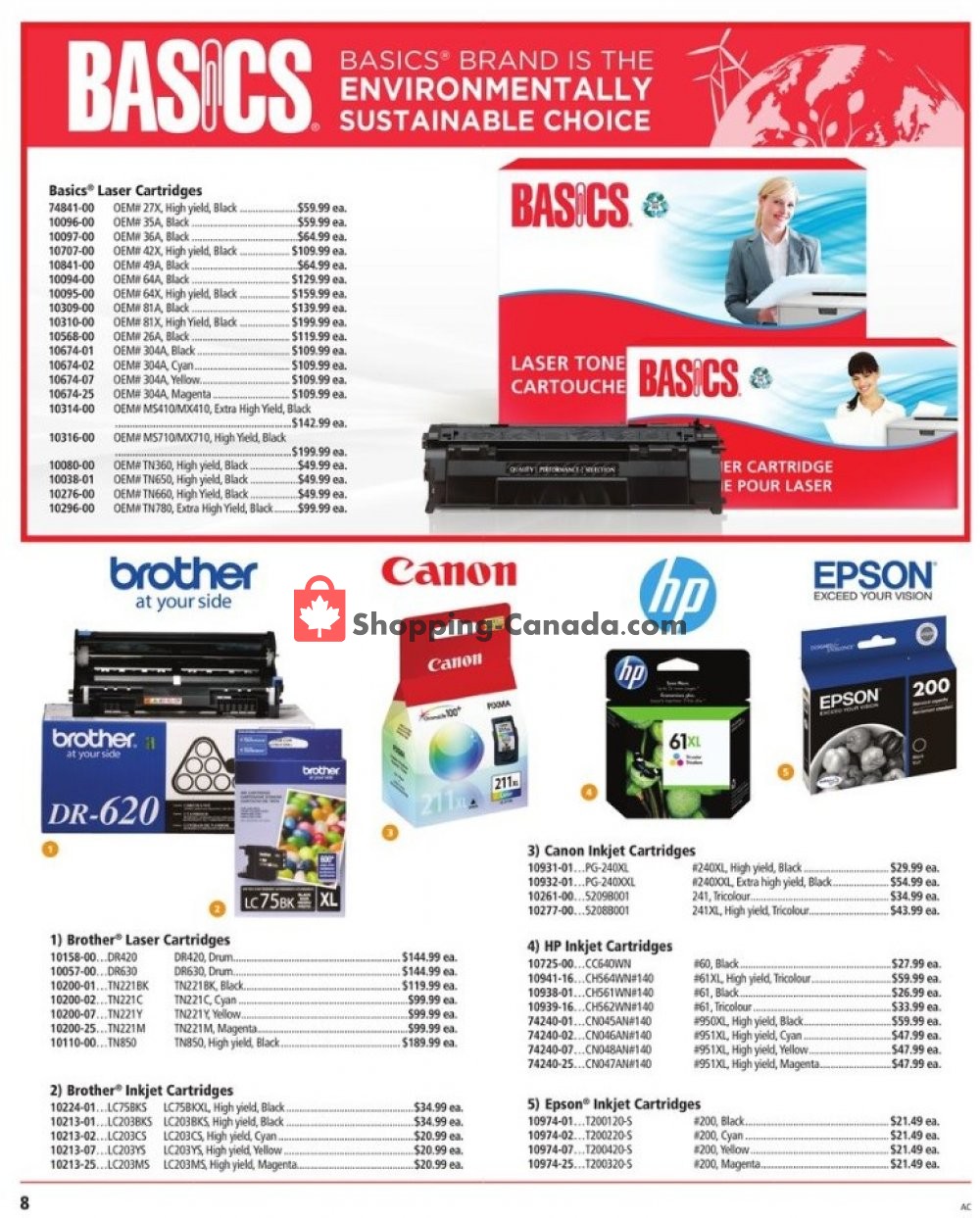 Basics Office Products flyer from Thursday August 1, 2019 to Thursday August 15, 2019 - page 8