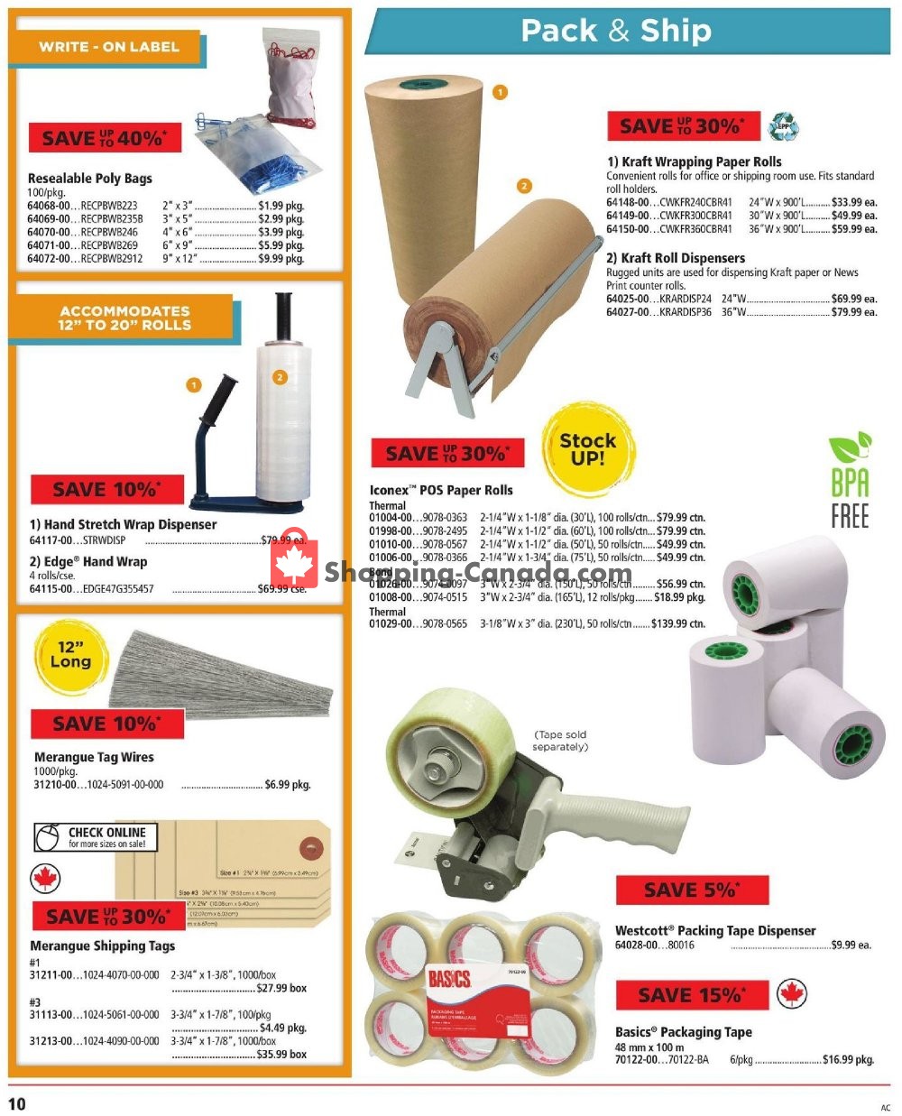 Basics Office Products flyer from Thursday August 1, 2019 to Thursday August 15, 2019 - page 10