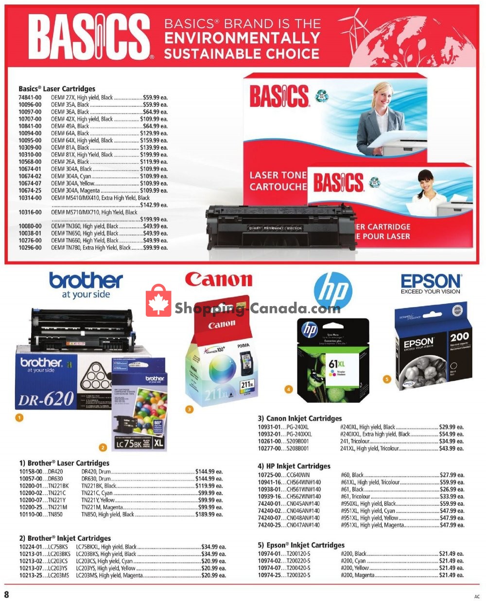 Basics Office Products flyer from Thursday August 1, 2019 to Thursday August 15, 2019 - page 8