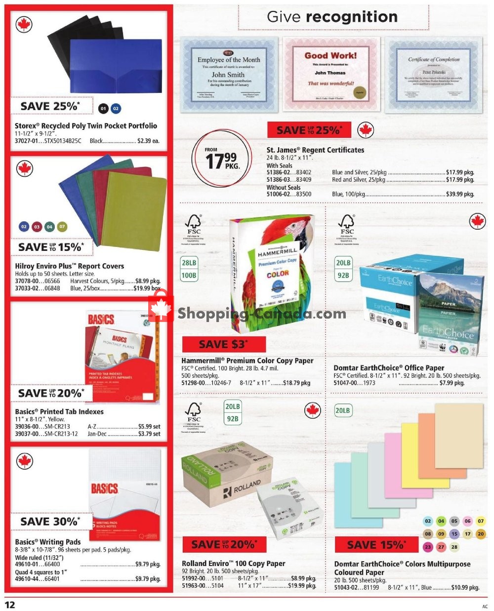 Basics Office Products flyer from Tuesday January 1, 2019 to Tuesday January 15, 2019 - page 12