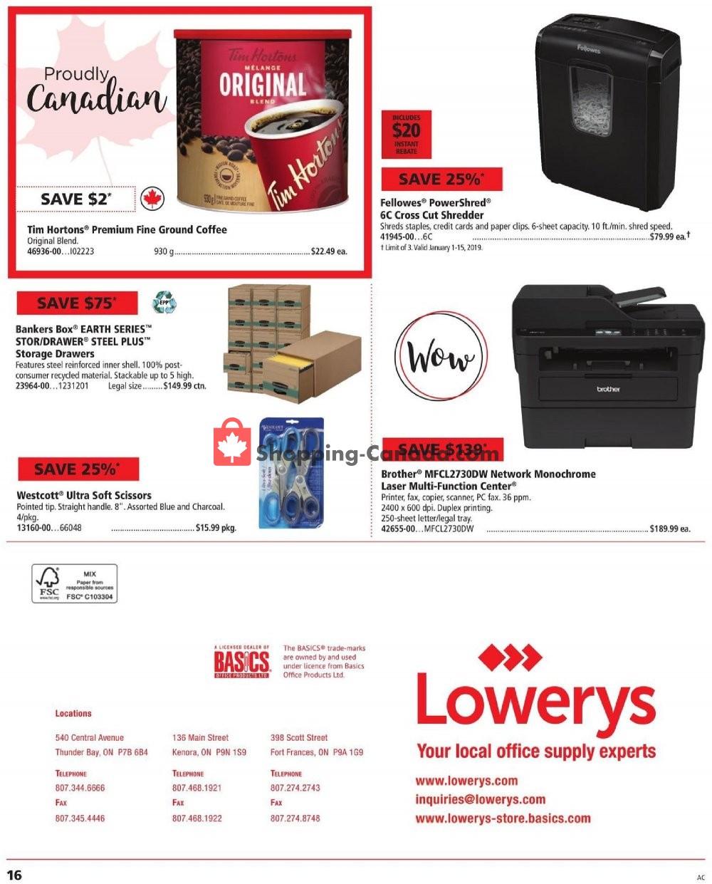 Basics Office Products flyer from Tuesday January 1, 2019 to Tuesday January 15, 2019 - page 16