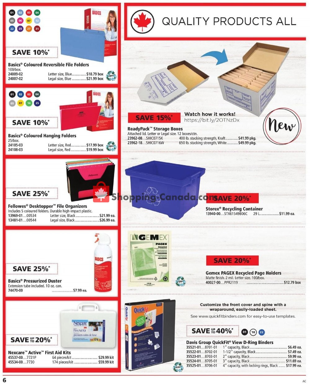 Basics Office Products flyer from Tuesday January 1, 2019 to Tuesday January 15, 2019 - page 6