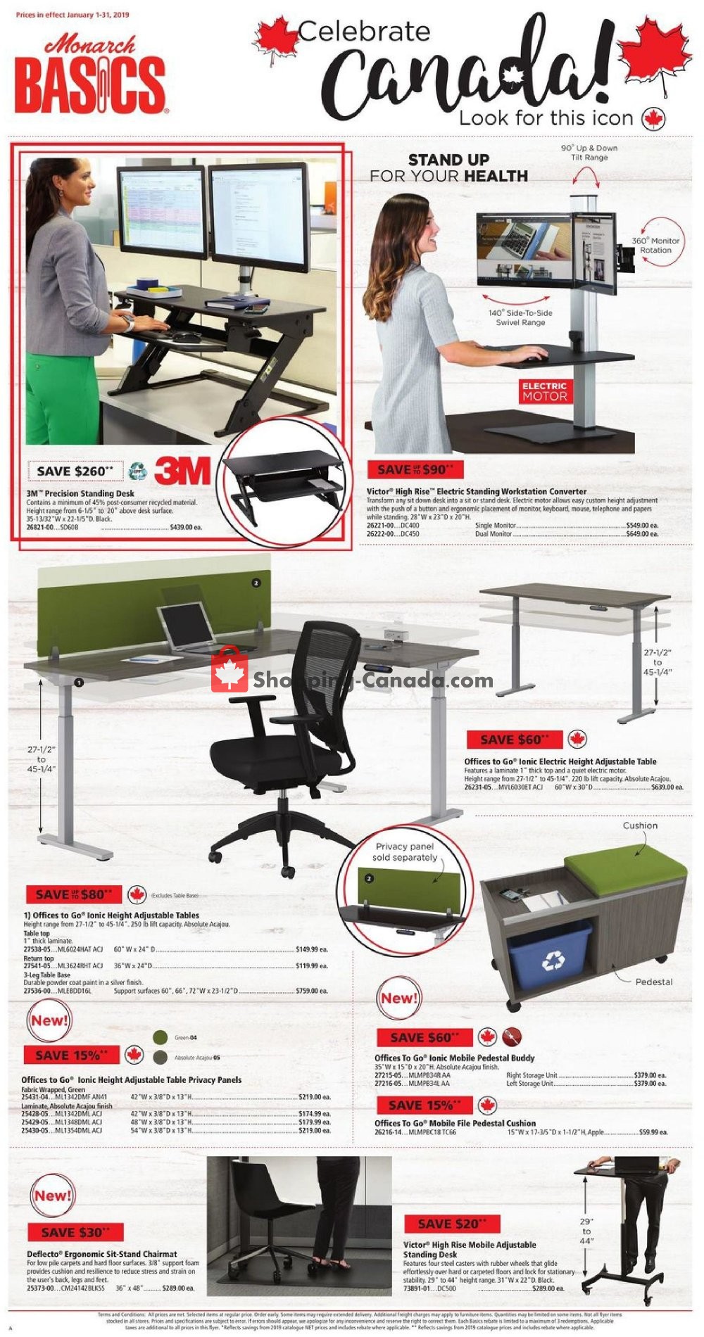 Basics Office Products flyer from Tuesday January 1, 2019 to Thursday January 31, 2019 - page 1