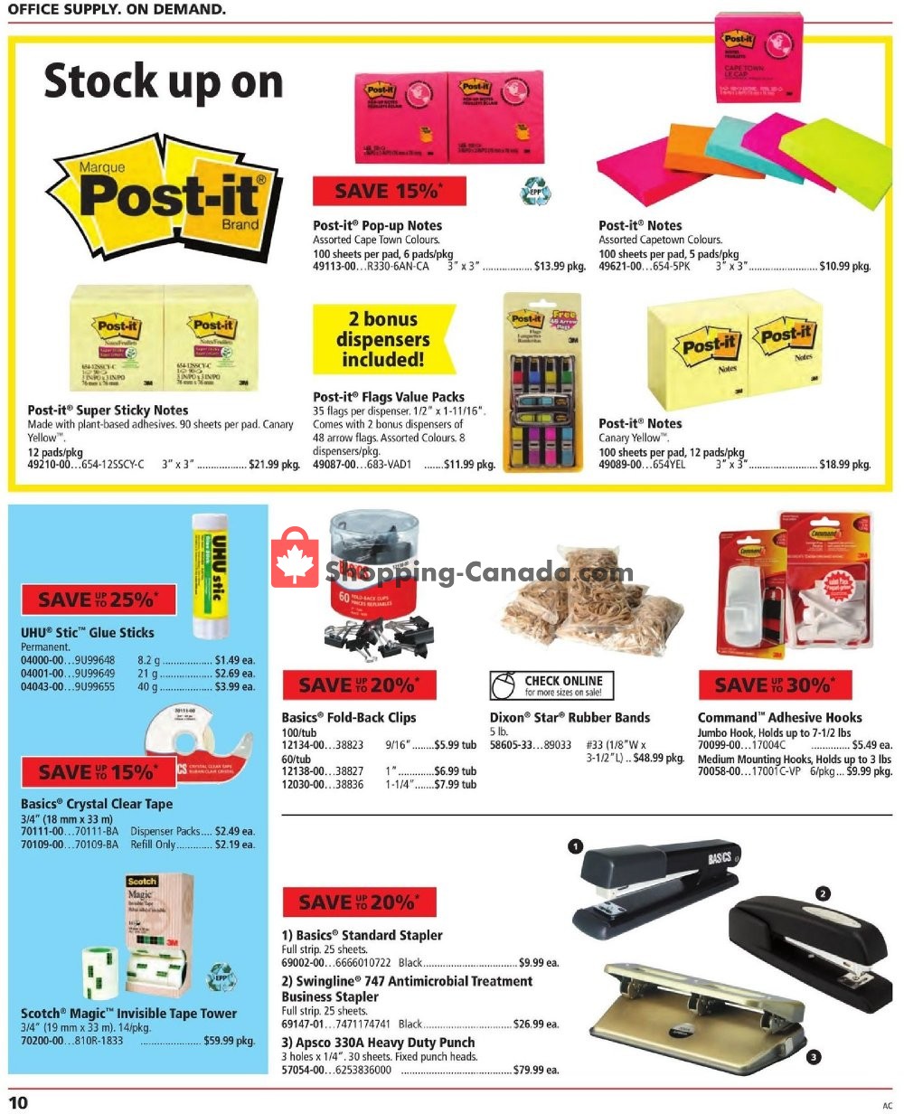 Basics Office Products flyer from Saturday September 1, 2018 to Saturday September 15, 2018 - page 10