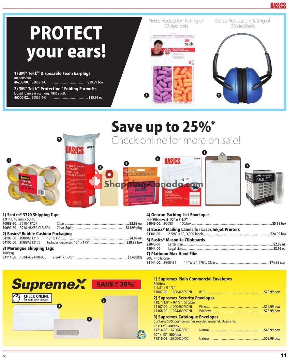Basics Office Products flyer from Saturday September 1, 2018 to Saturday September 15, 2018 - page 11