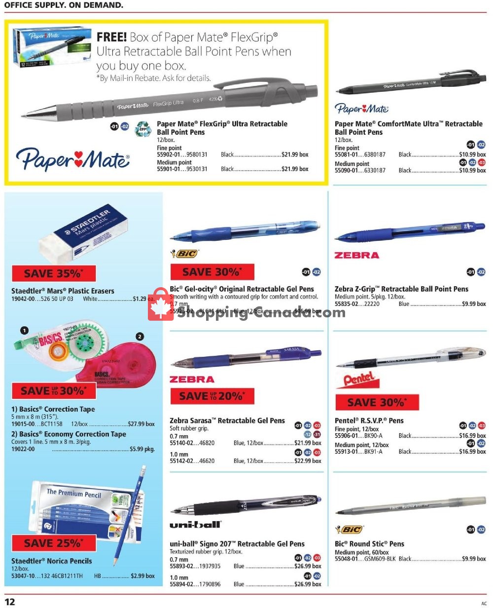 Basics Office Products flyer from Saturday September 1, 2018 to Saturday September 15, 2018 - page 12