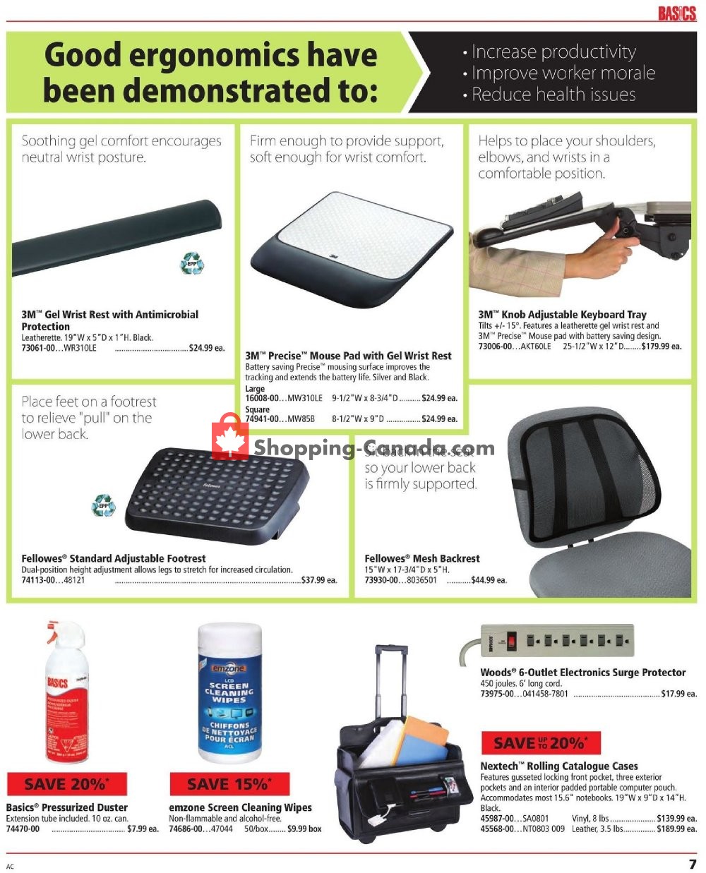 Basics Office Products flyer from Saturday September 1, 2018 to Saturday September 15, 2018 - page 7