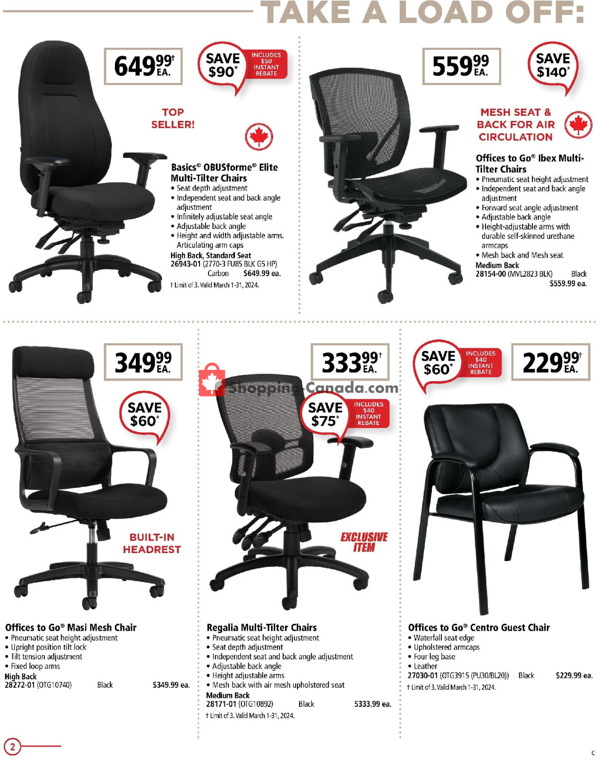 Basics Office Products flyer from Friday March 1, 2024 to Sunday March 31, 2024 - page 2