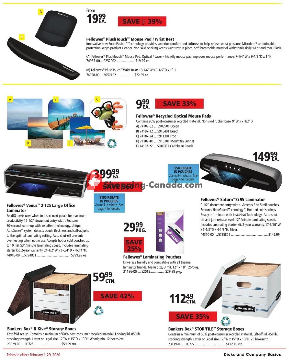Basics Office Products flyer from Saturday February 1, 2020 to Saturday February 29, 2020 - page 3